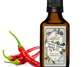 pornhint Pornhint Cayenne Pepper  Oil 100% Pure & Organic . Capsicum annuum Oil. Body oil. Hair oil. Massage Oil.