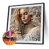 Lady Beauty - speziell geformtes Diamond Painting - 30*30cm