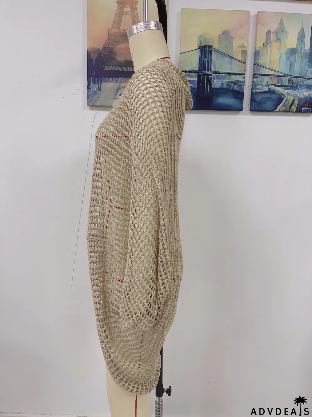 Women Knitting Blouse Beach Holidays Knitting Blouse