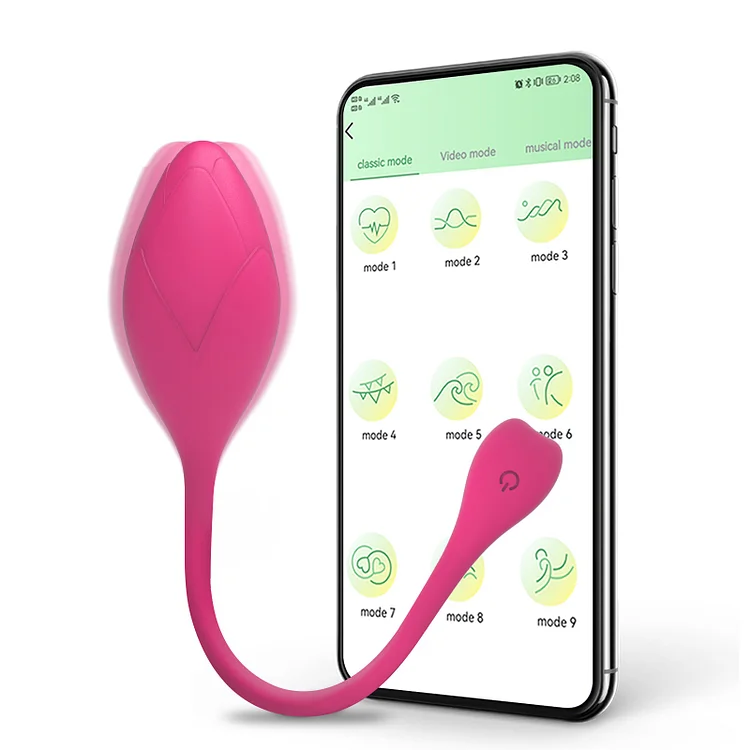 App Bluetooth Remote Control Rose Vibrators Egg for Women  G Spot Vibrating