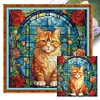 (Multi-Style) Flower Animal - 11CT Stamped Cross Stitch 50*50cm/19.69*19.69in(glass painting cross stitch)