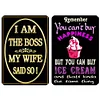2PCS Phrase - Metal Tin Signs Set(12*16Inch)