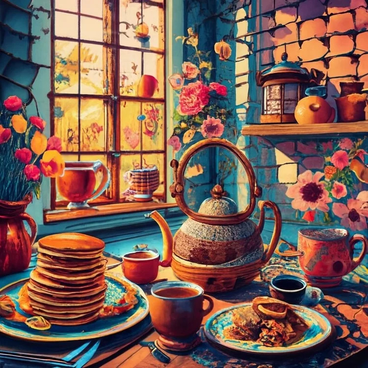 Afternoon Tea 40*40CM Diamond Painting gbfke