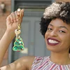 5pcs DIY Diamond Painting Christmas Keychains