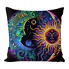 Sun And Moon Chart-Pillow Case-3 Strands 11CT Stamped Cross Stitch-45*45CM