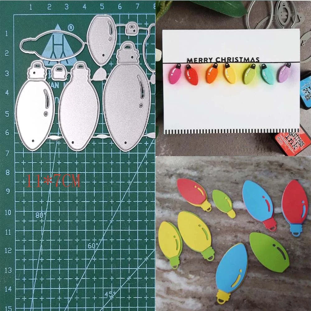 Nigikala Windmill Neon Bamboo Banner Castle Tree Angel Wing Pumpkin Metal Cutting Dies Stencil DIY Scrapbooking Album Paper Card