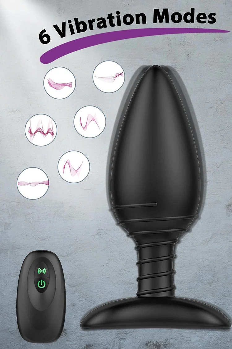 Vibrating Butt Plug Anal Plug with Bullet Vibrator