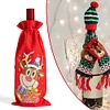 5D DIY Special Shaped Drill Diamond Painting Christmas Deer Wine Bottle Bags Covers Kits