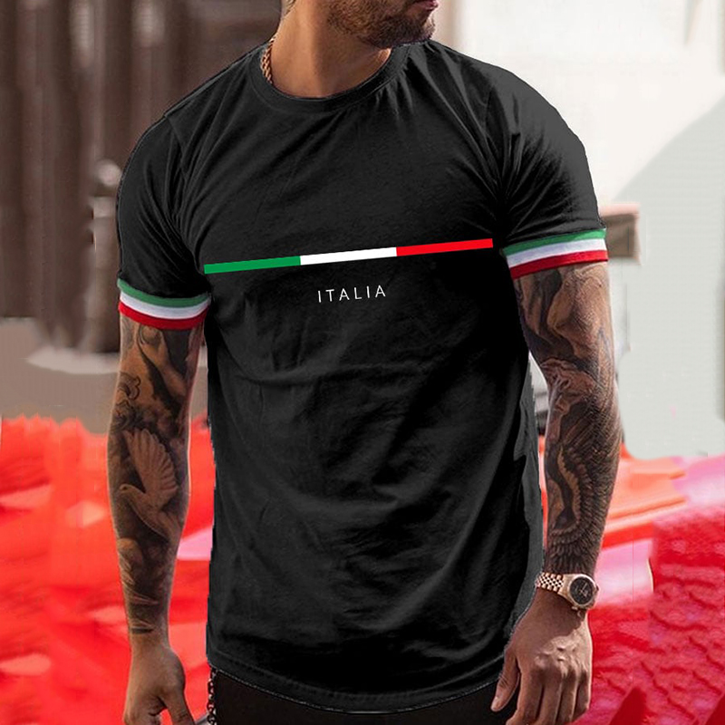 Comstylish Men's "Italy" Printed T-Shirt