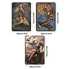 [US Local Warehouse]3PCS Pin Up Girl - Vintage Metal Signs Set - 30*40cm