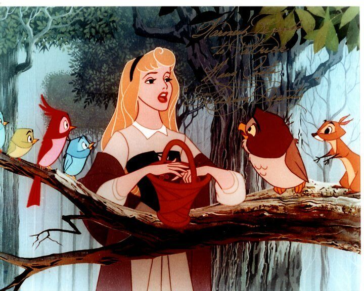 MARY COSTA Signed Autographed DISNEY SLEEPING BEAUTY Photo Poster painting - To Patrick