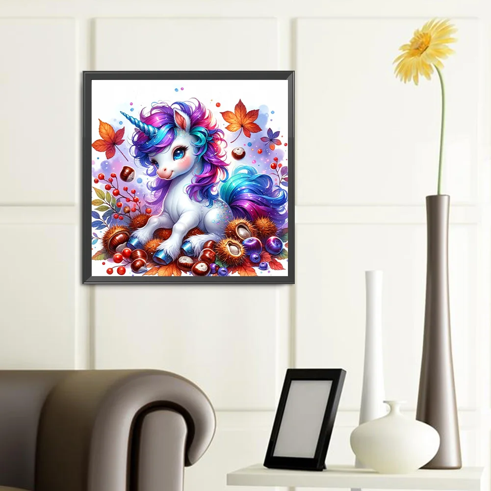 Diamond Painting - Full Round Drill - Unicorn(Canvas|40*40cm)