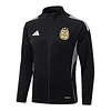 25/26 argentina black long zipper Training Jacket Set