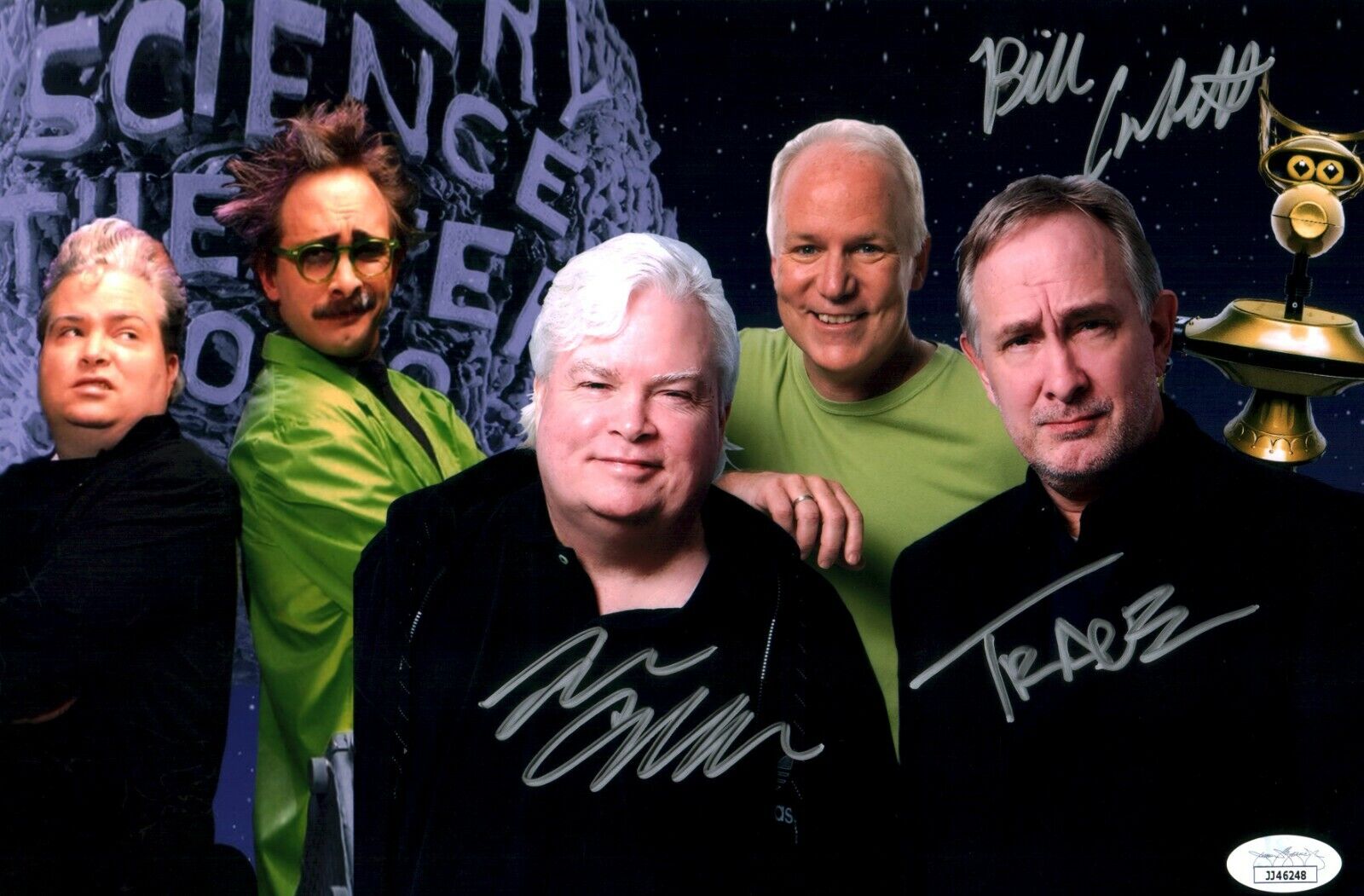 MST3K 8x12 Photo Poster painting Signed Autograph Conniff Corbett Beaulieu JSA Certified COA