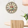 2D DIY Acrylic Teapot Diamond Painting Clock Pendant w/ Clock Function Wall Art