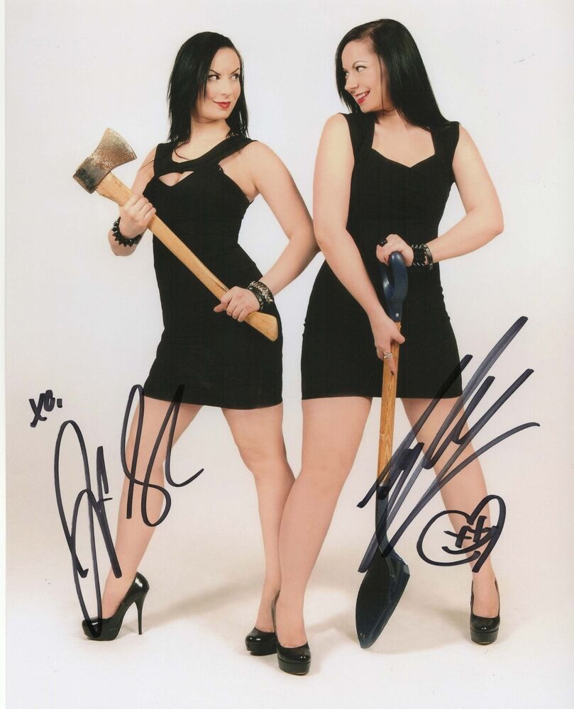 Soska Sisters Autograph 8x10 Photo Poster painting Horror Signed Picture V4