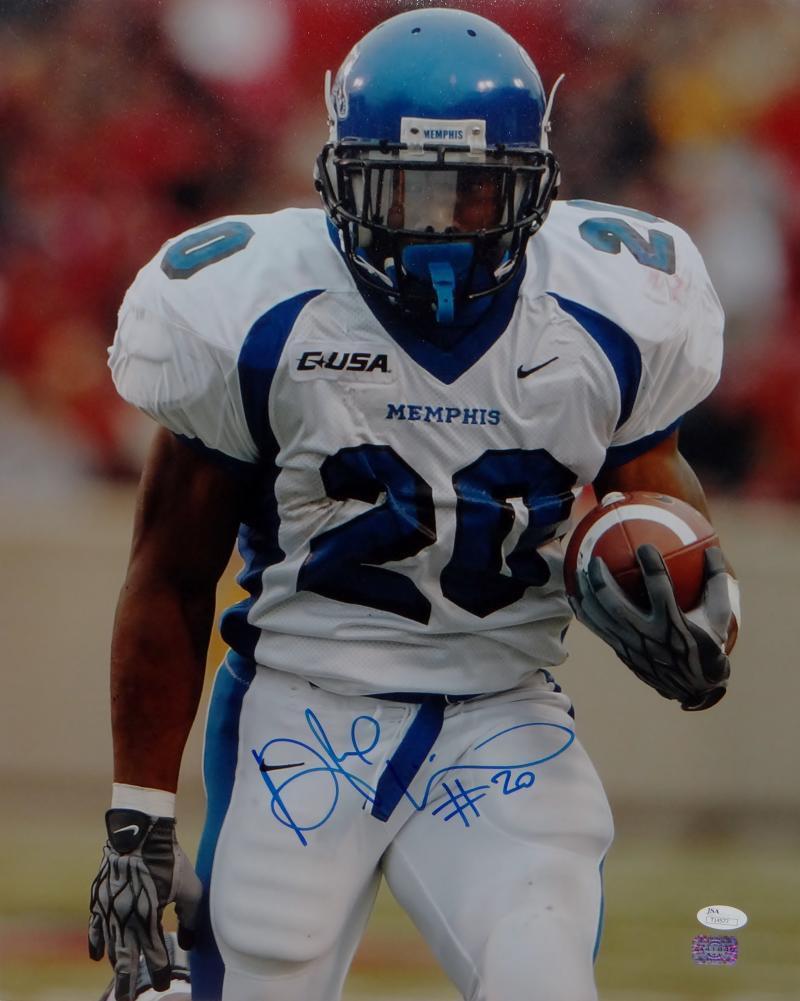 Deangelo Williams Autographed Memphis Tigers 16x20 Close Up Photo Poster painting- JSA Auth *Blu