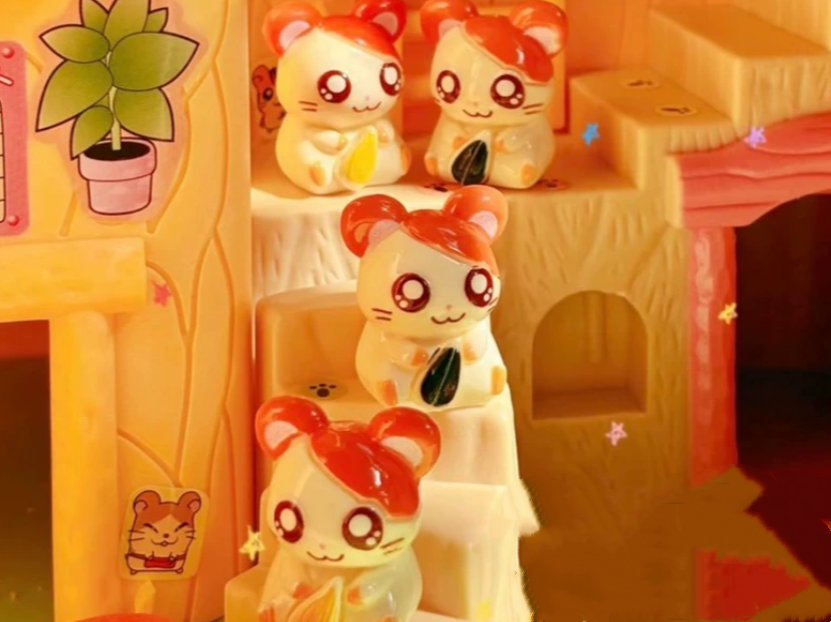 Mini Cute Hamster Charm Set