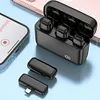 Live Game Microphone 2 in 1 Lavalier Radio Microphone Clip-on for Live Selling
