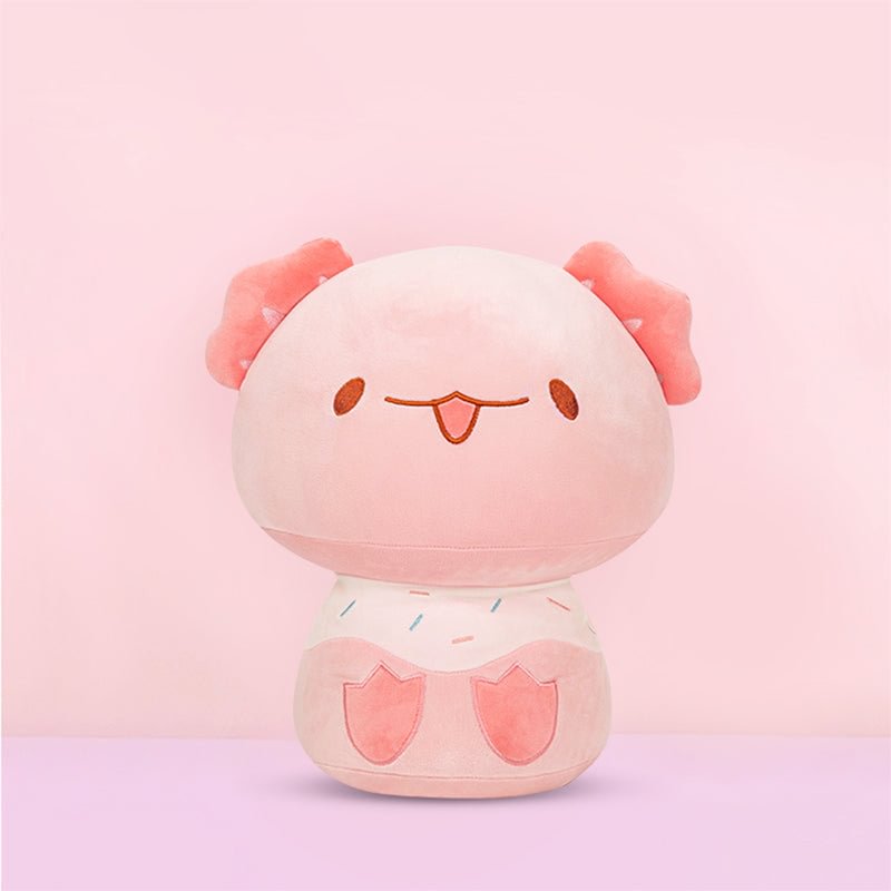 Mewaii® Popular Pink Axolotl Kawaii Mushroom Stuffed Animal Plush Squishy Toy