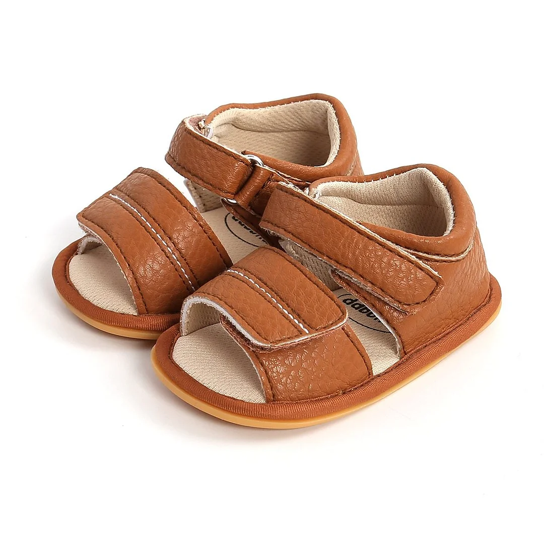 New Canvas PU Baby Non-Slip Sandals Child Summer Boys Fashion Sandals Sneakers Infant Shoes 0-18 Month Baby Shoes