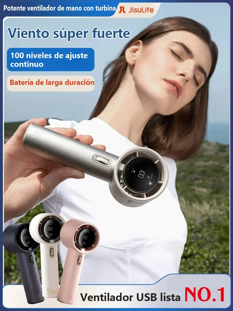 Ventilador de mano Jisu Turbo de alta velocidad