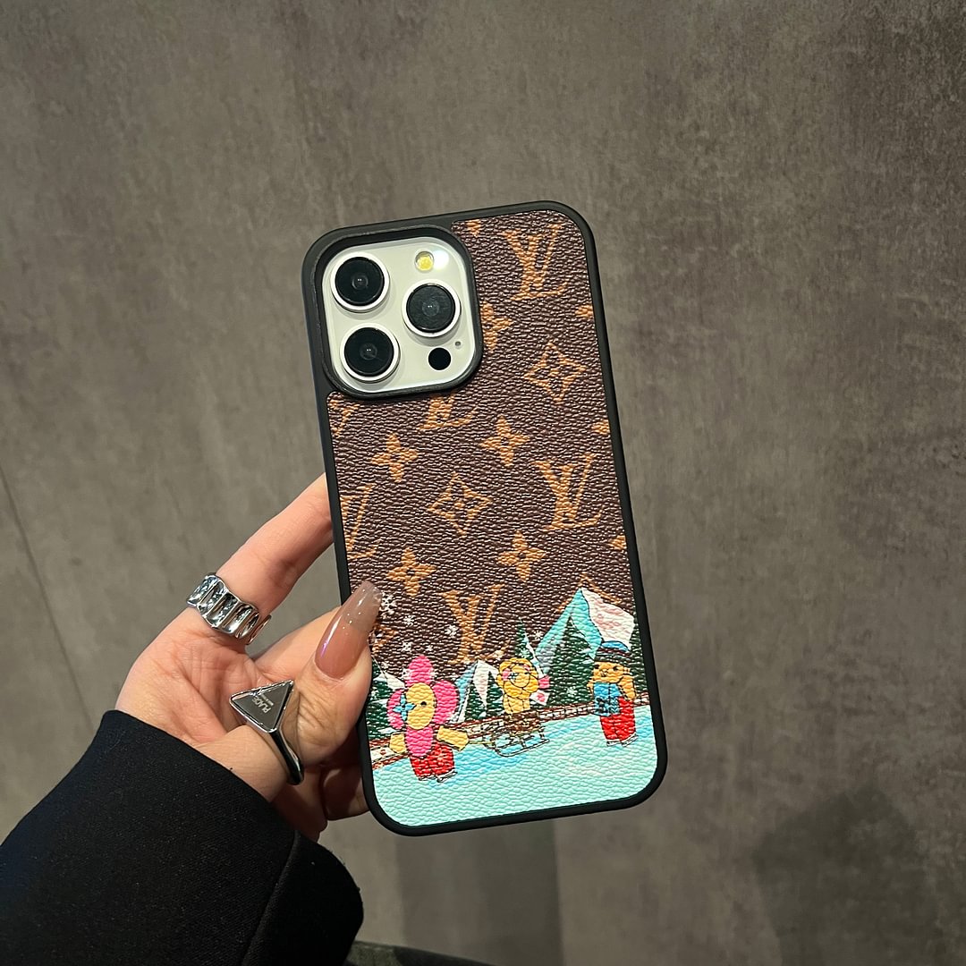 Louis Vuitton LV Vivian canvas leather Apple iPhone case ProCaseMall