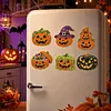 6pcs DIY Pumpkin Fun Halloween Pearl Art Diamond Painting Fridge Magnet