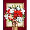 >SALE<Christmas Poinsettia Bouquet 5D DIY Diamond Painting Full Round Drill (A6069)