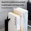 Composable book stand/reading shelf/book clips