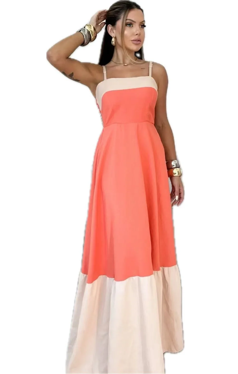 Zingj Zingj Years New Long Fashion Sling Dress-68522