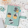 DIY Diamond Painting Sticker Diamond Art Stickers Arts and Crafts Decorative Diamond Stickers for Birthday Party Halloween Christmas Gifts (Kitten Pumpkin)