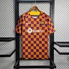 2023/2024 Barcelona Training Wear Striped Plaid Jersey love fball
