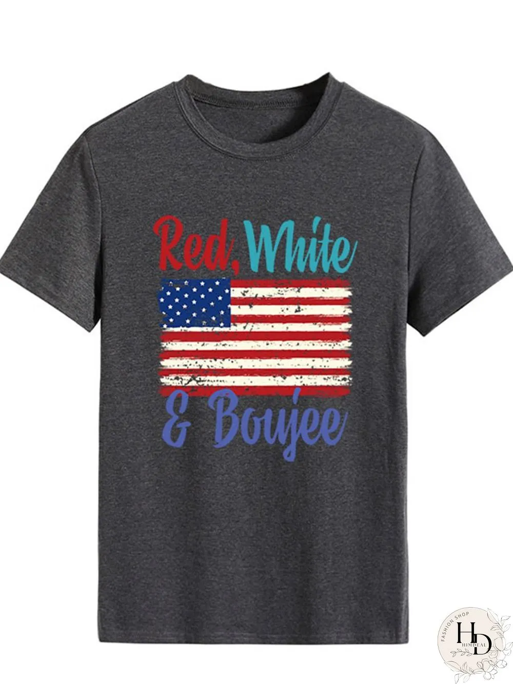 Lettered Print T-shirt P13256