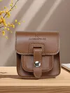 For Anbernic RG34XXSP Game Console Leather Storage Case Shockproof Carrying Bag