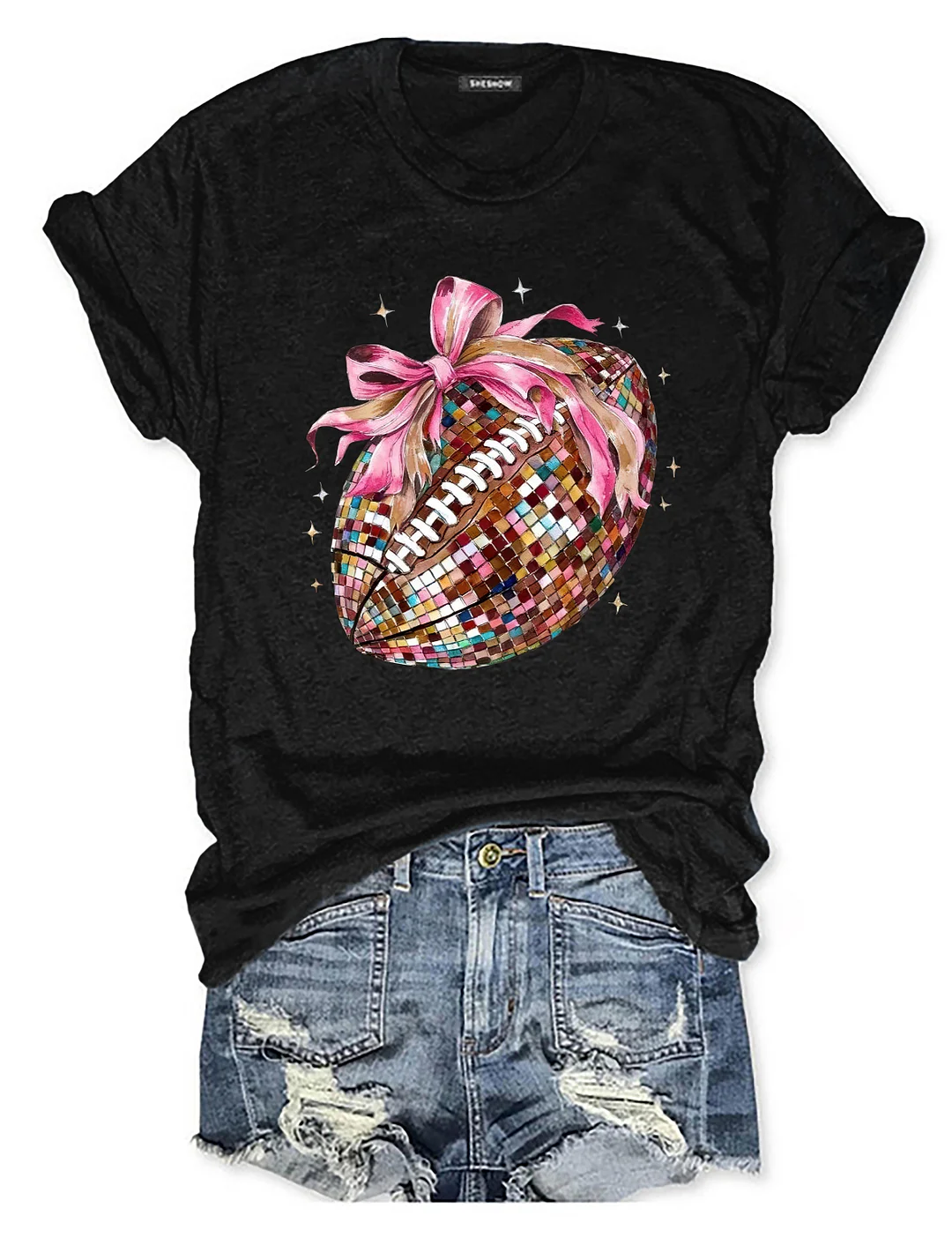 Football Coquette T-Shirt