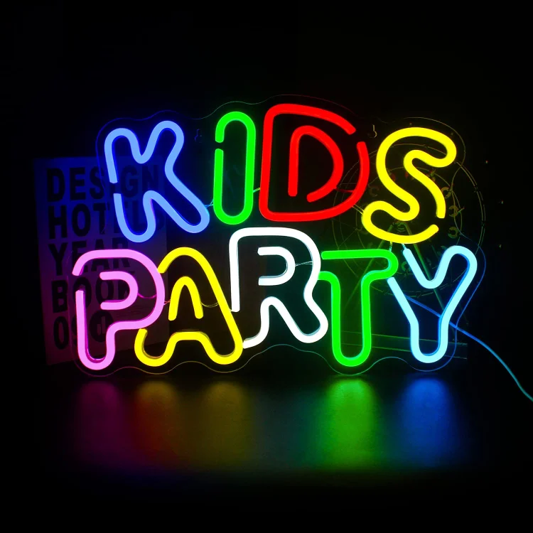 Blanketcute-100% Handmade Kids Party LED Neon Sign
