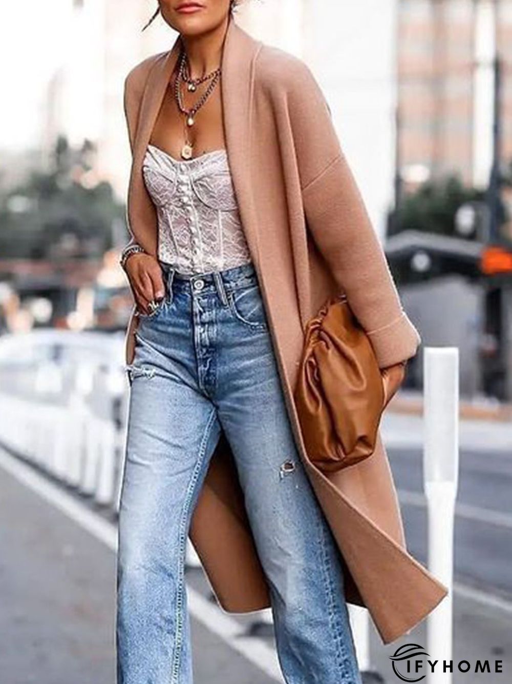 Shawl Collar Holiday Overcoat | IFYHOME