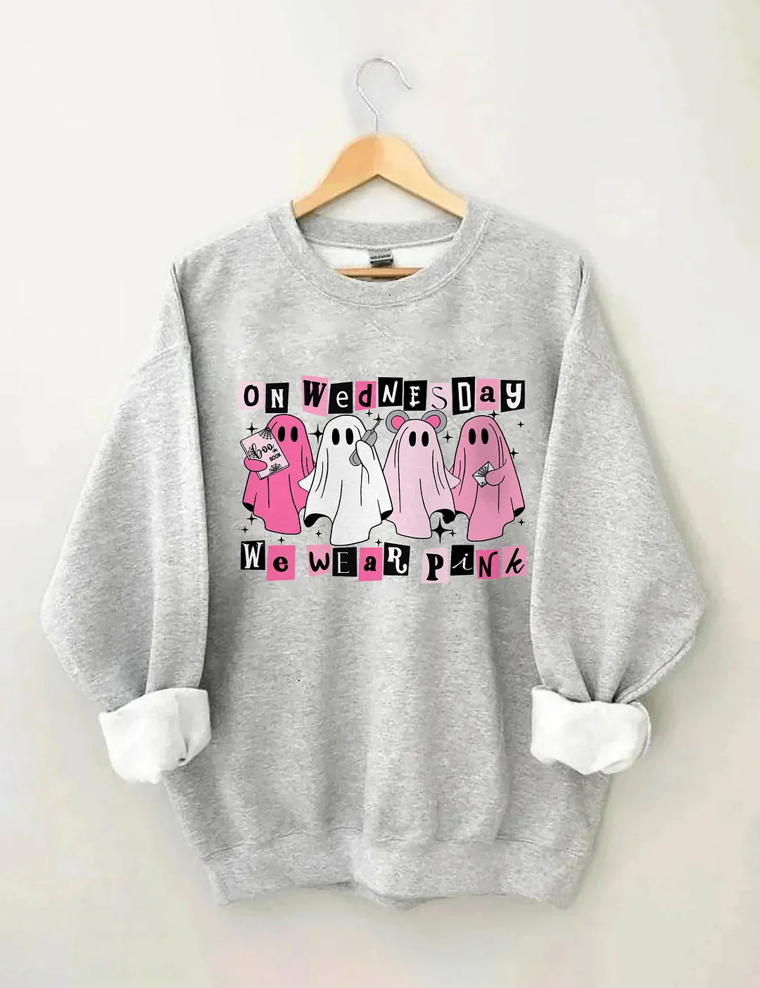 On Wednesday We Wear Pink Sweatshirt