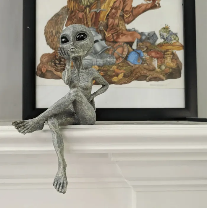 🤣2025 Funny Alien Artwork