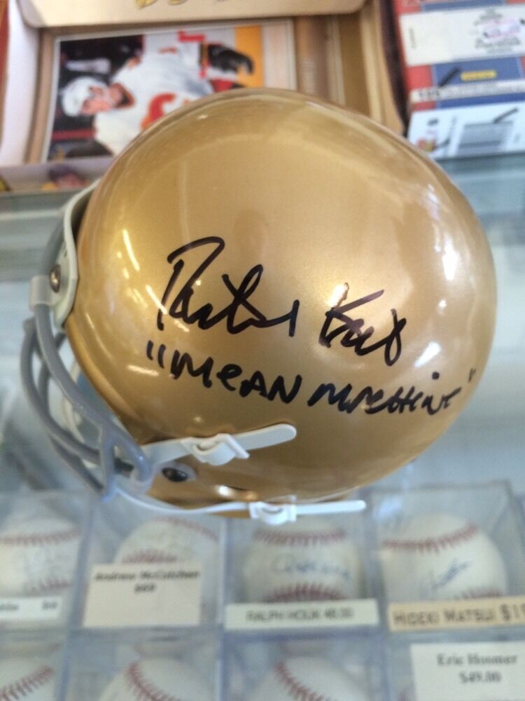 Richard Kiel mini helmet auto autograph The Longest Yard Mean Machine A59