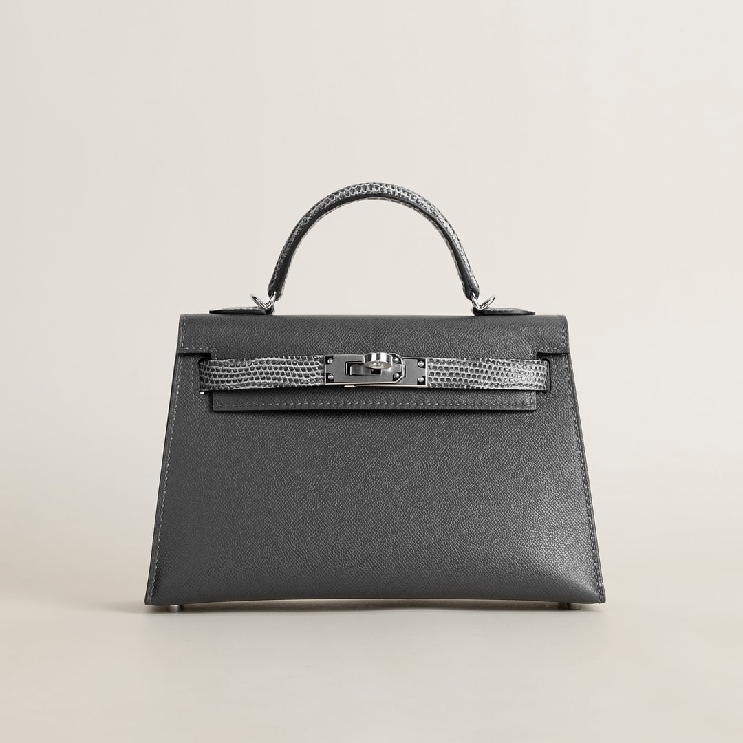 Mini Kelly II Madame/Lizard skin 88 Graohite PHW