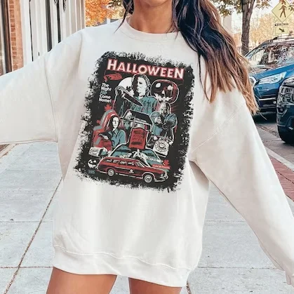 Vintage Michael Myers Halloween Sweatshirt