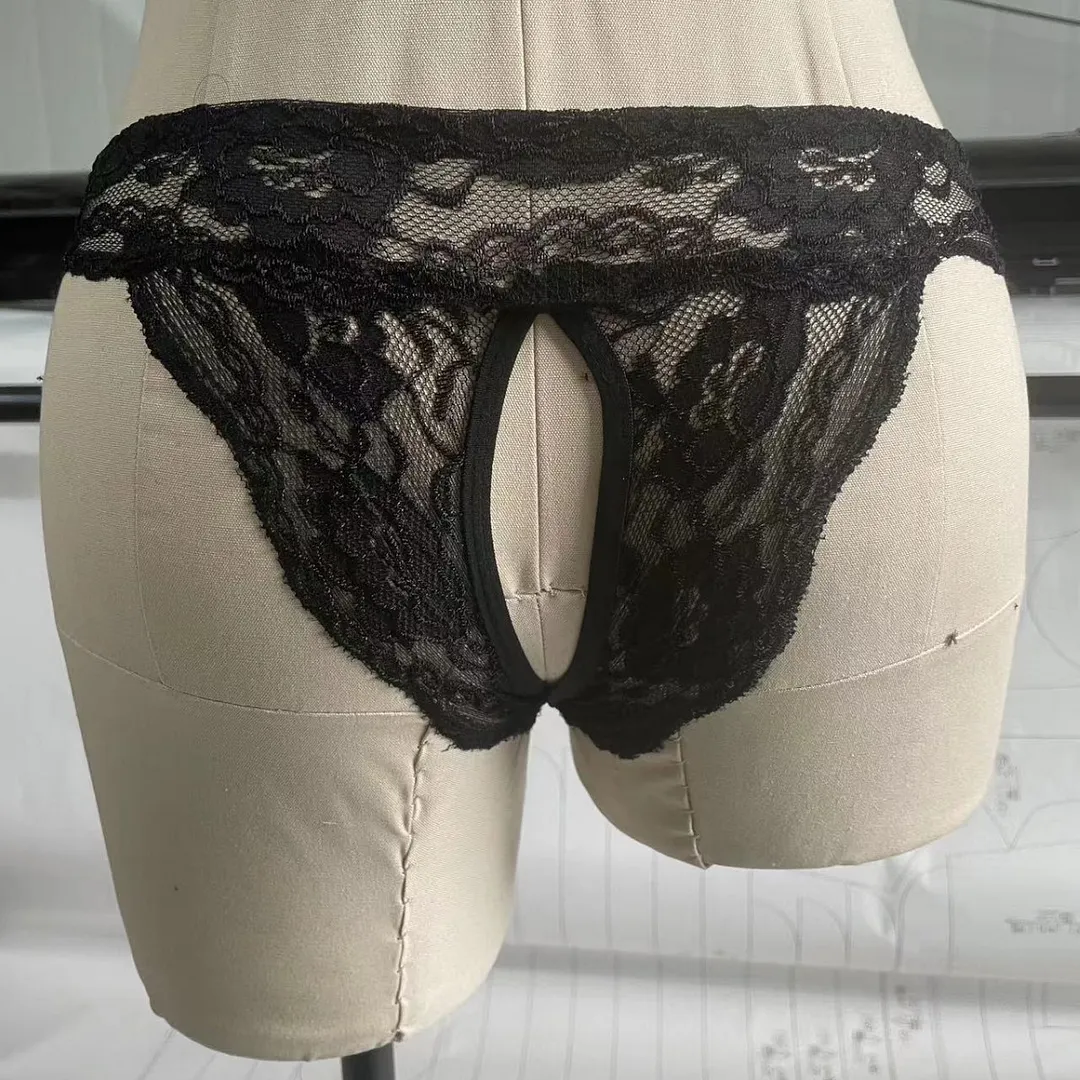 Churchf Sex Panties Women Tempted To Open The Crotch Hot Pyjamas Lace Sexy Bed Free Flirting Panties 3050