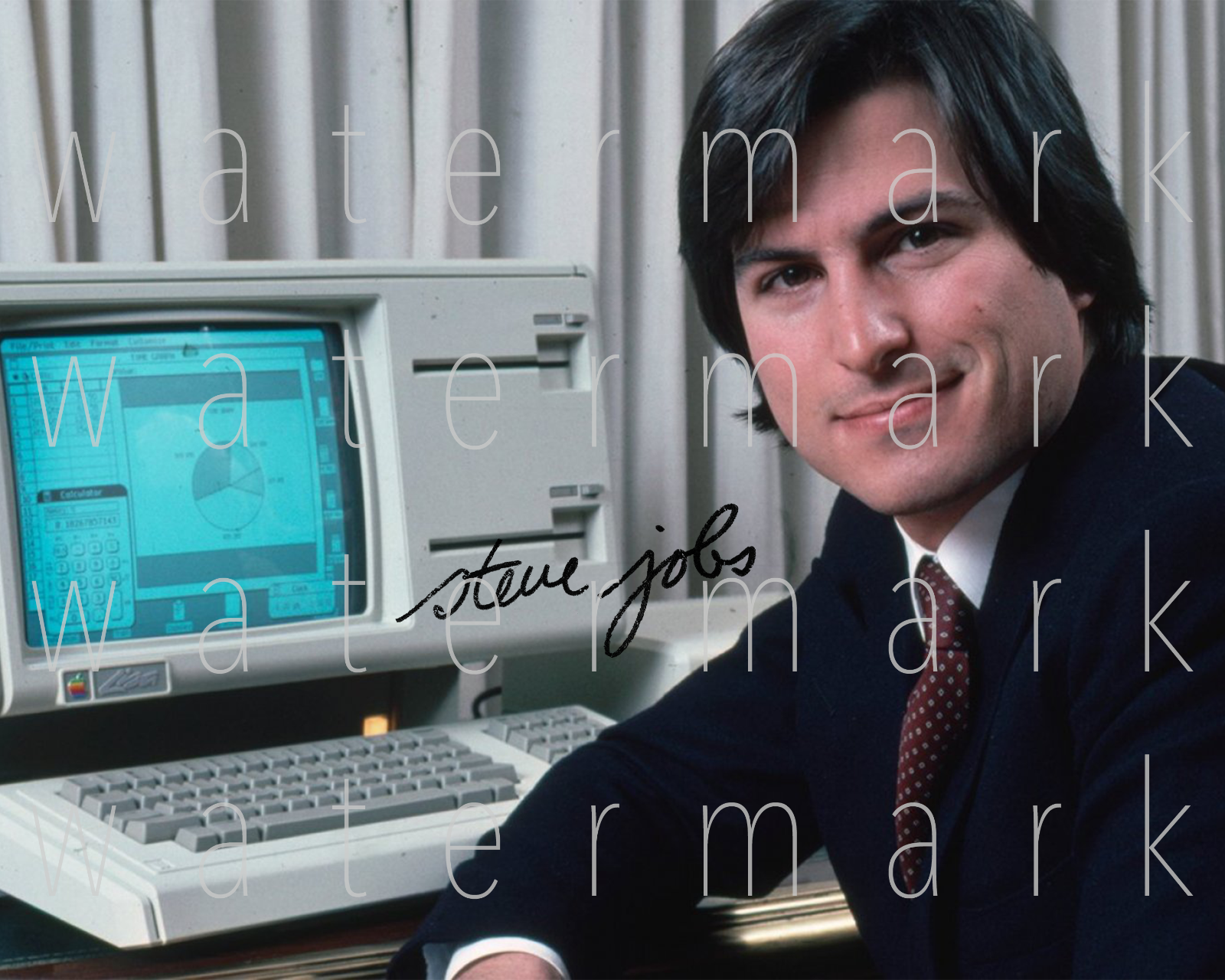 Steve Jobs Apple Macintosh signed 8X10 print Photo Poster painting picture poster autograph RP