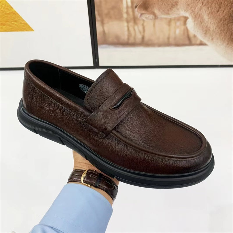 Cowhide Soft Soled Soft Top Loafers DANRRIO.COM DANRRIO