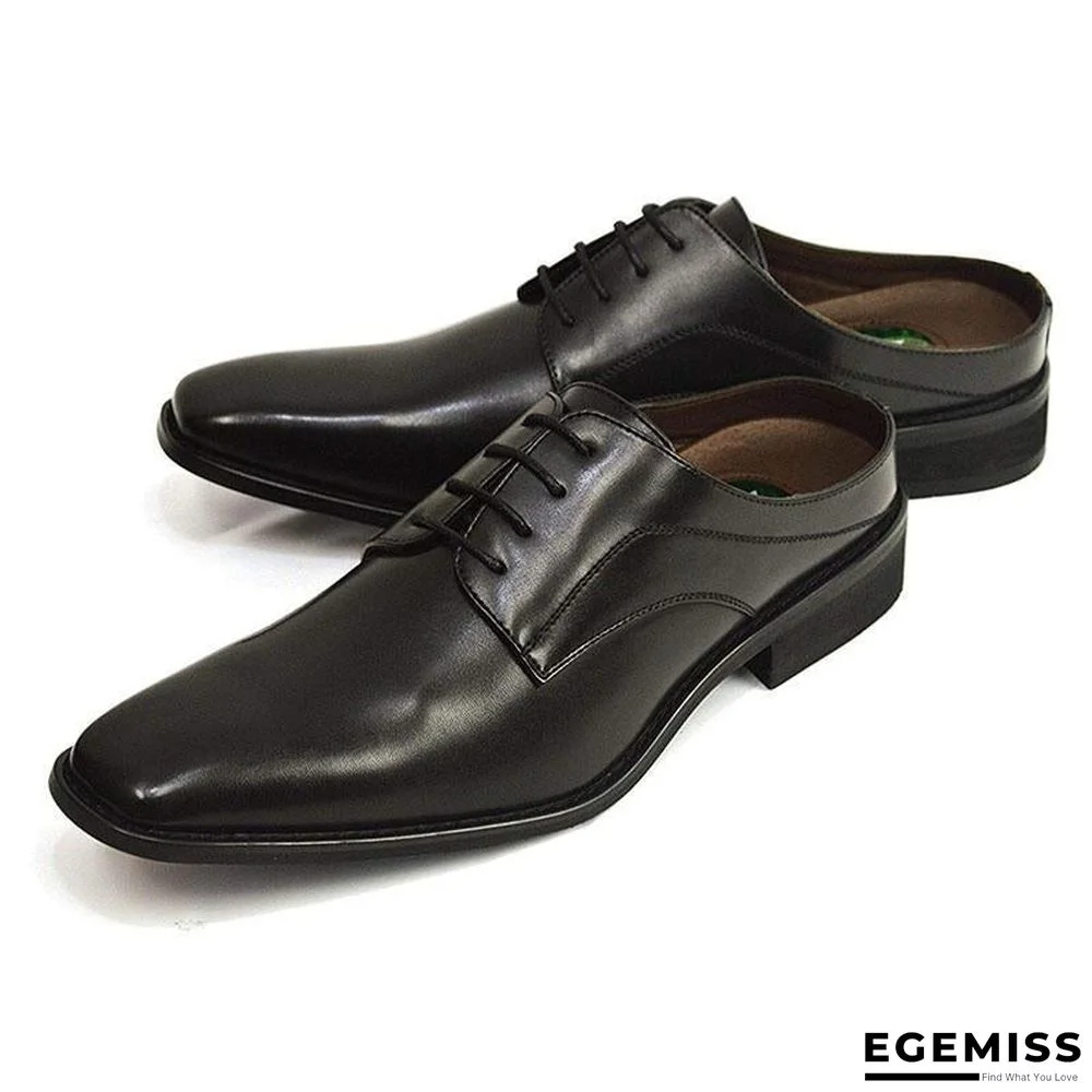 Men's Casual Leather Dress Shoes Slippers | EGEMISS