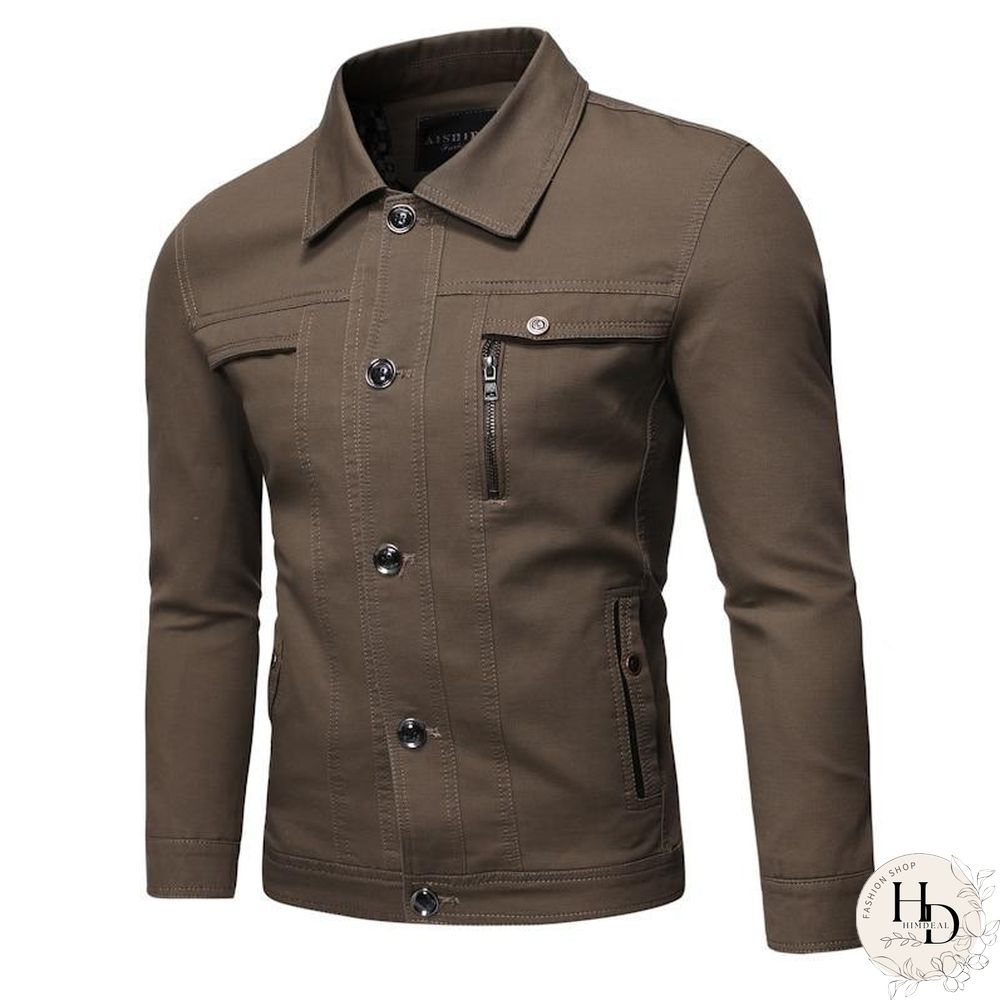 New Autumn Mens Jackets Fashion Military Jacket Men Coats Slim Fit Casual Male Outerwear