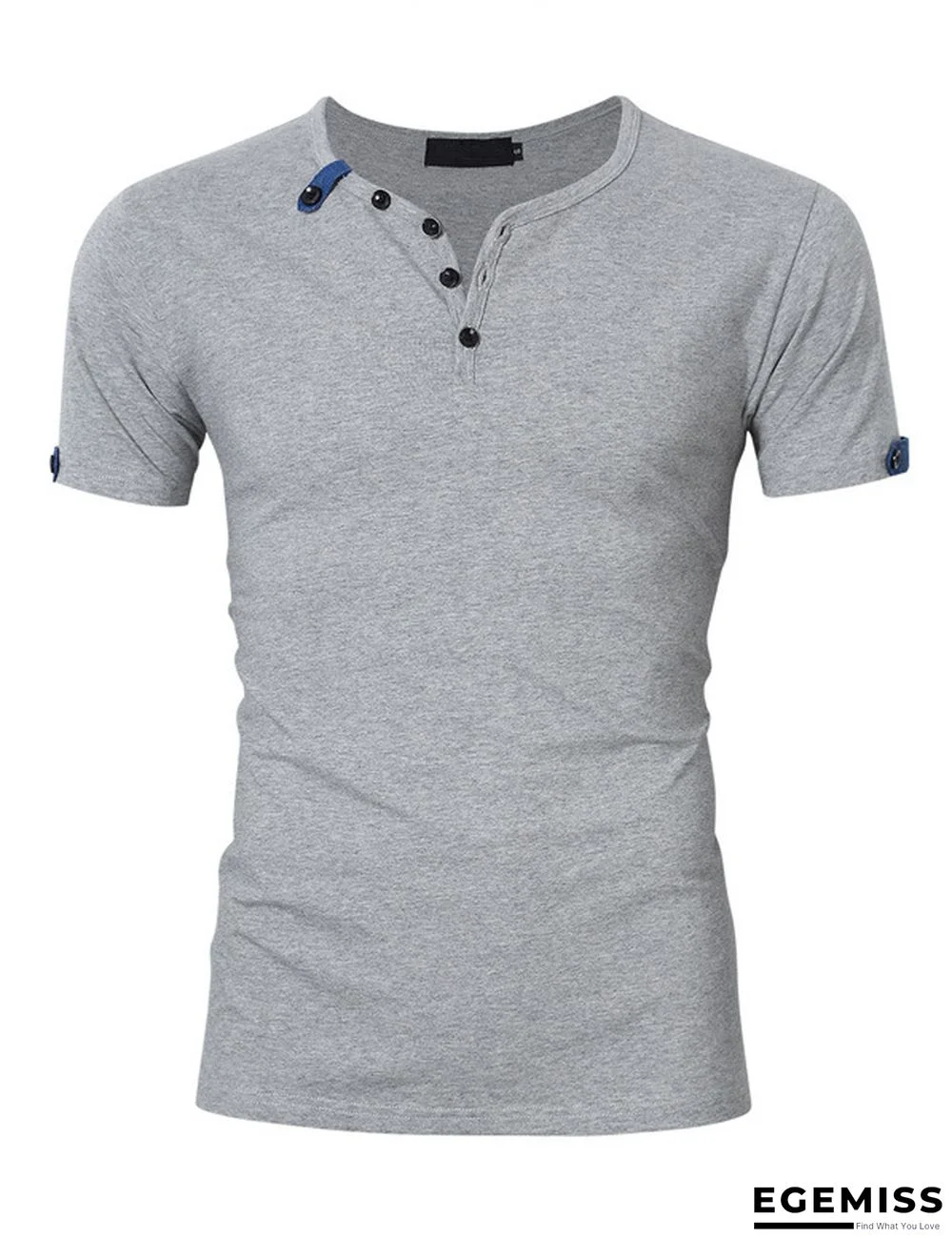 Men's T-shirt Men's Short Sleeve T-shirt Leisure Commuting | EGEMISS