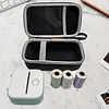 For Memoking Phomemo Label Maker Case Mini Pocket Printer Case Shockproof Sticker Paper Storage Holder Anti-Scratch Nylon Printer Storage Bag for Label Maker/Thermal Paper